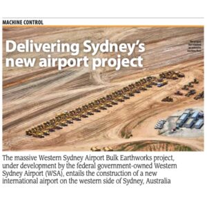 SITECH Solutions' bulk earthworks on the Western Sydney Airport (WSA)