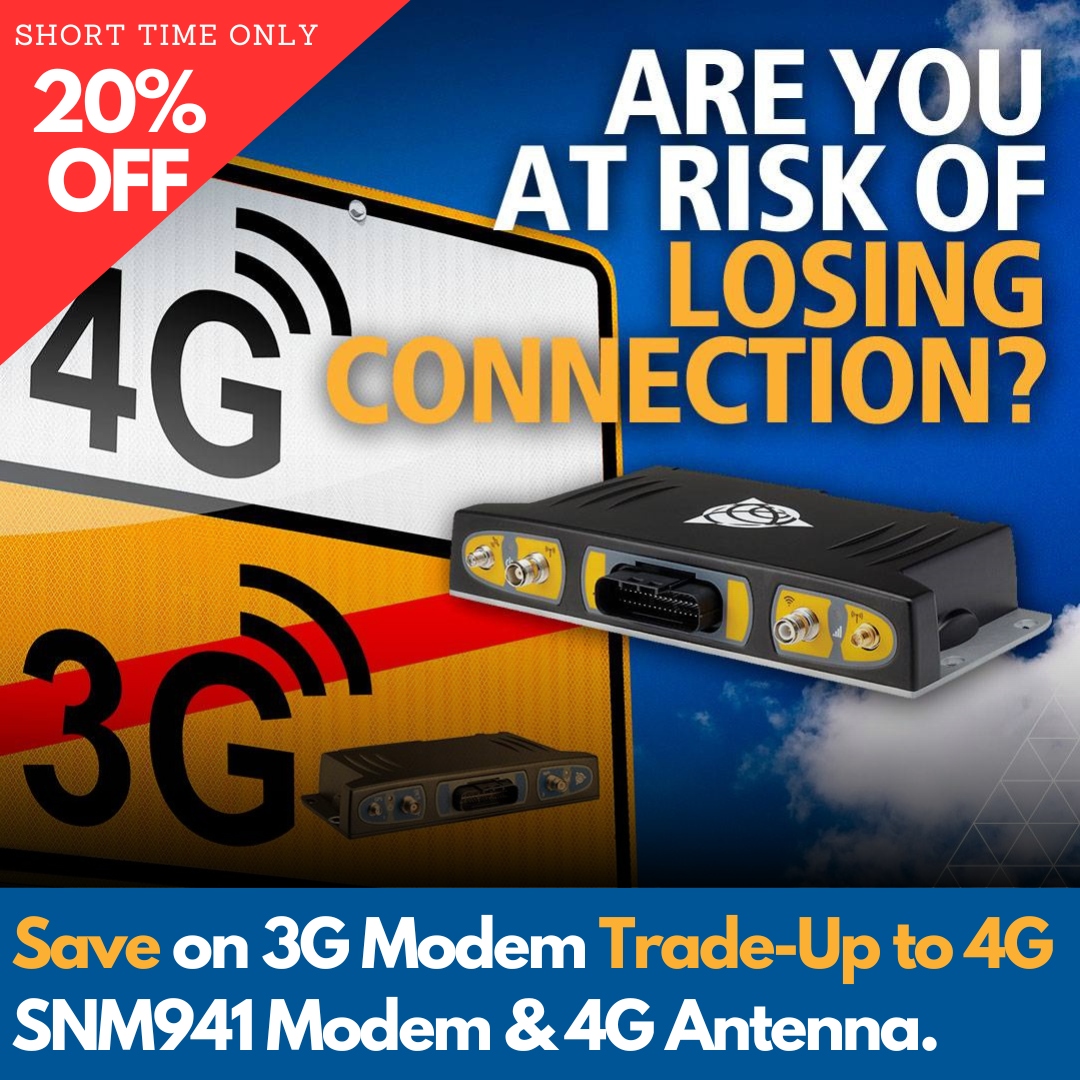 Trimble 4G SNM941 Modem and 4G Antenna