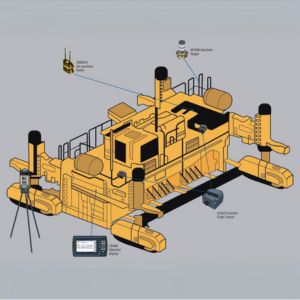 Trimble PCS900 Stringless Paving Control Slipform Pavers 